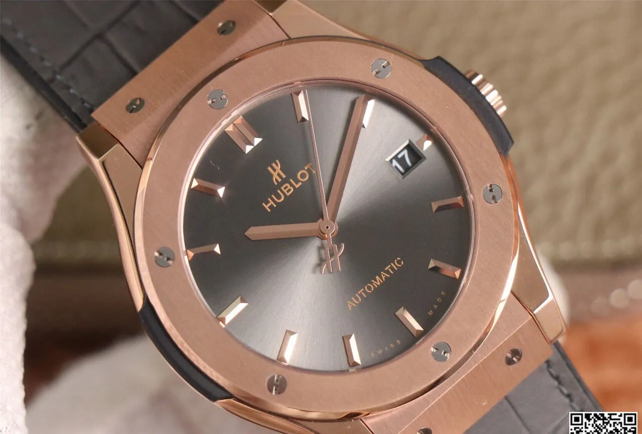 Hublot Classic Fusion 511.OX.7081.LR WWF Factory 1:1 Best Edition Replica Watch Gray Strap